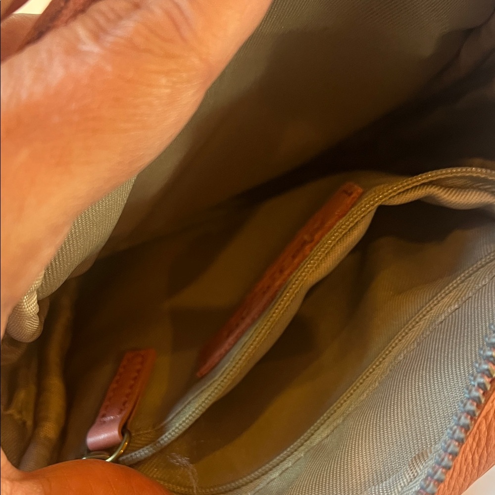 American Leather Co. Peach Crossbody Bag - Picture 5 of 5